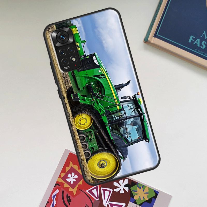 Farm Vehicle Tractor Case For Xiaomi Redmi Note 14 Pro 13 12 11 9 10 15 Pro Plus Redmi 15 C 14C 13C 10C 12C Cover