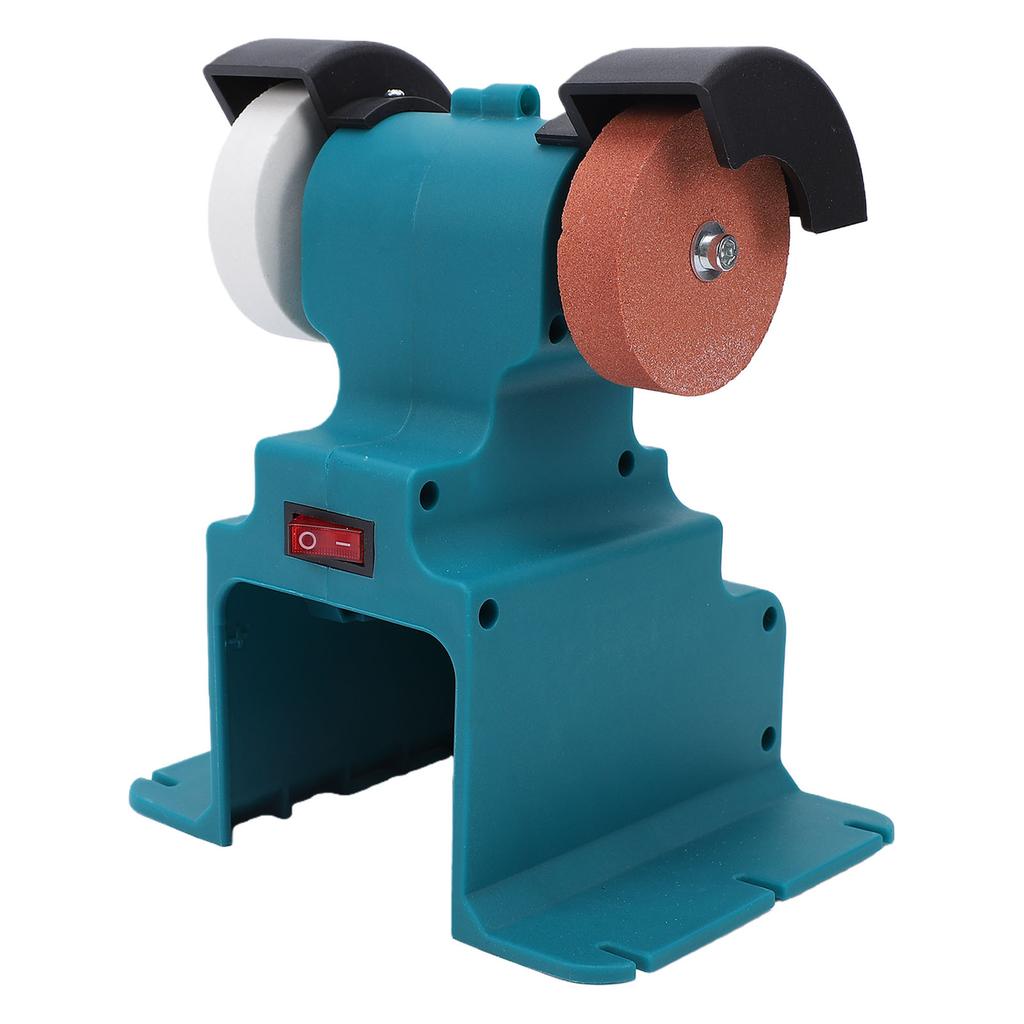 Mini Bench Grinder Fit for Makita 18V 21V Battery Polisher Electric Sander Small Benchtop Grinding Machine for Craft