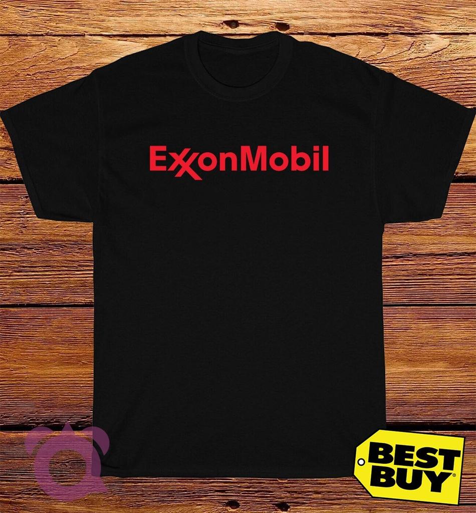 Nuova Maglietta Calda Logo Exxon Mobil T-shirt Divertente Americana Made In USA Taglia dalla S alla 5XL