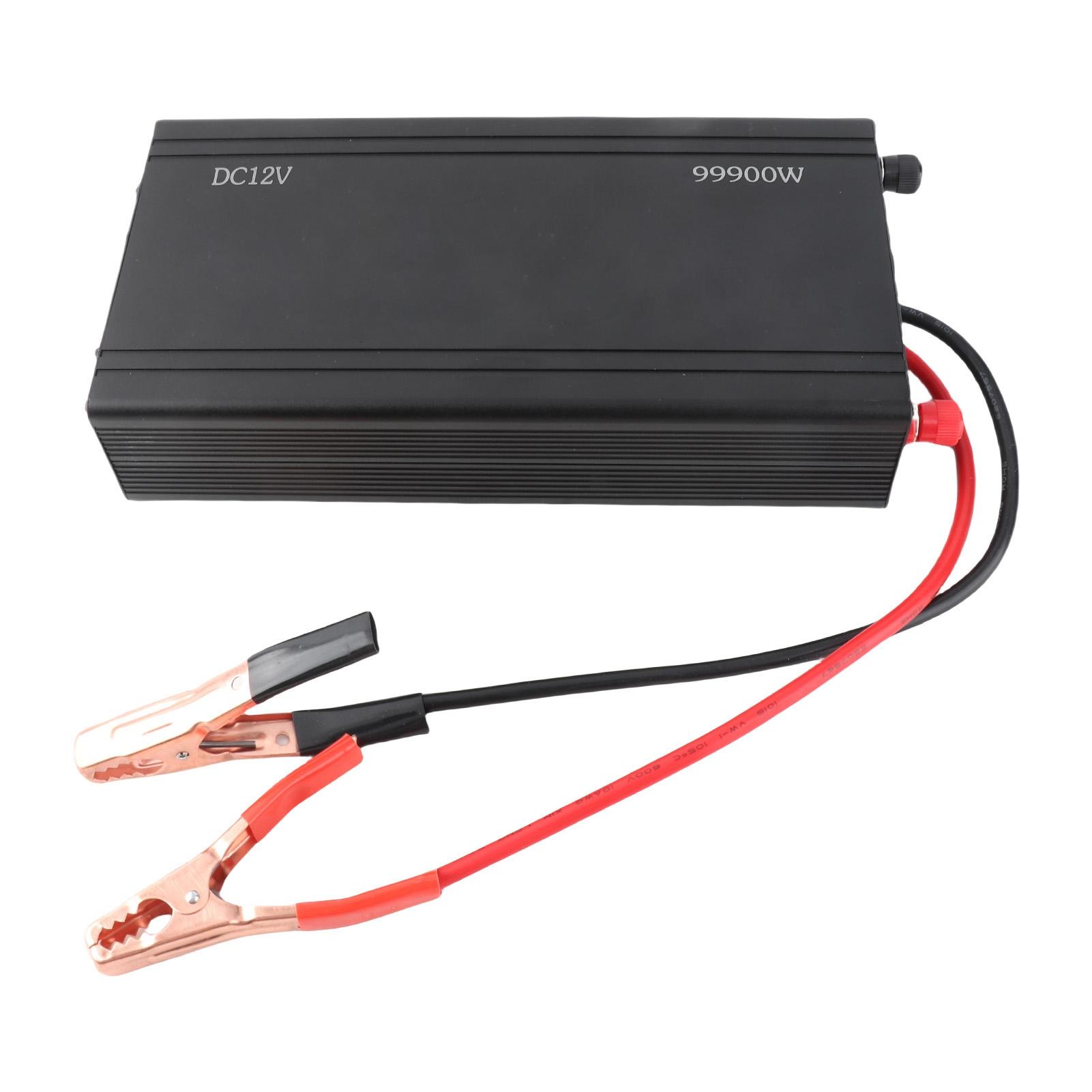 

Двойной инвертор с переменной частотой, высокая мощность, корпус из чистого медного алюминиевого сплава, 70А, умный трансформатор для аккумулятора DC12V