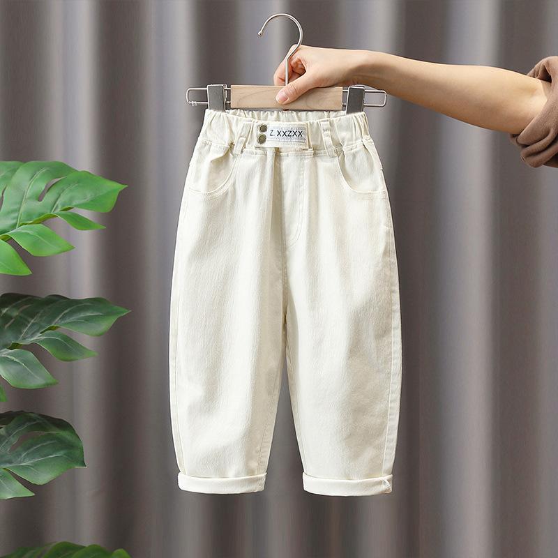Spring and Autumn Boys' Korean Cotton Casual & Sports Pants