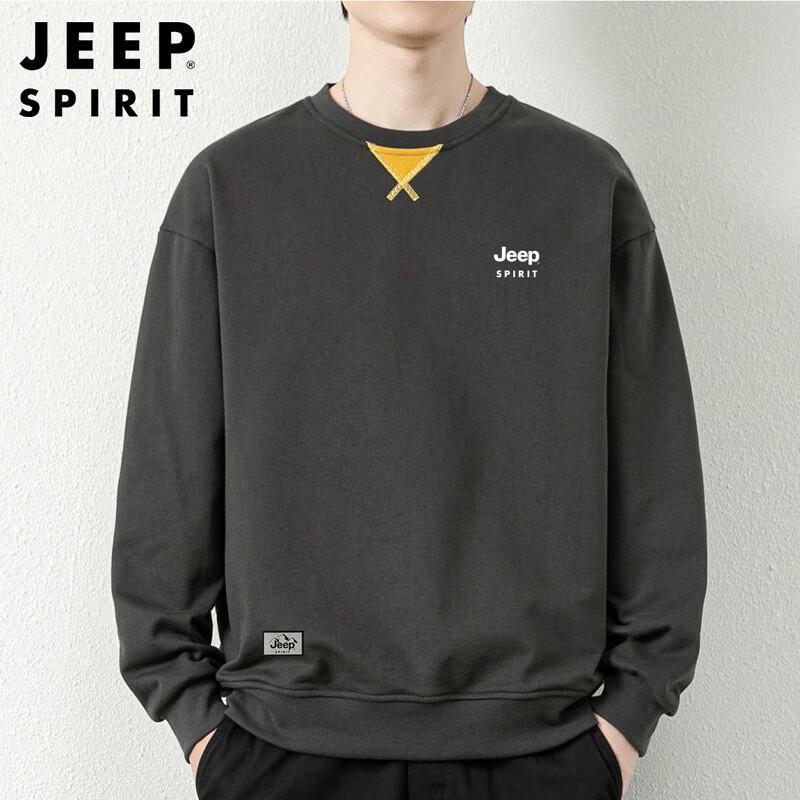 JEEP SPIRIT Men's Crewneck Autumn/Winter Sweatshirt