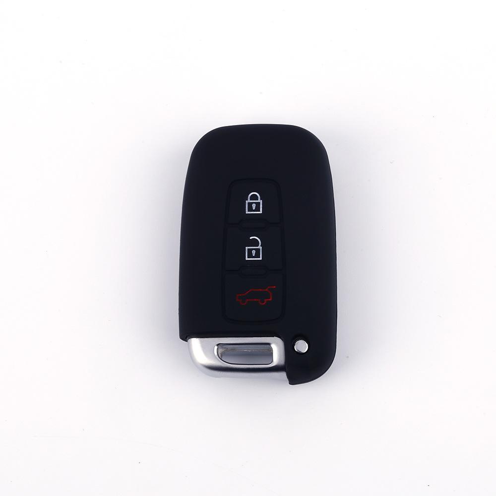 

Suitable for Kia K7 Veloster Silicone Key Cover K5 Smart 3-button Key Bag K3K2 Ba Rui Equus Protective Cover