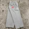 Streetwear Y2k Double Waist Jogging Poker Pants Embroidered Loose Piece Sweatpants Men's and Women's Gothic Hip Hop Casual Pants