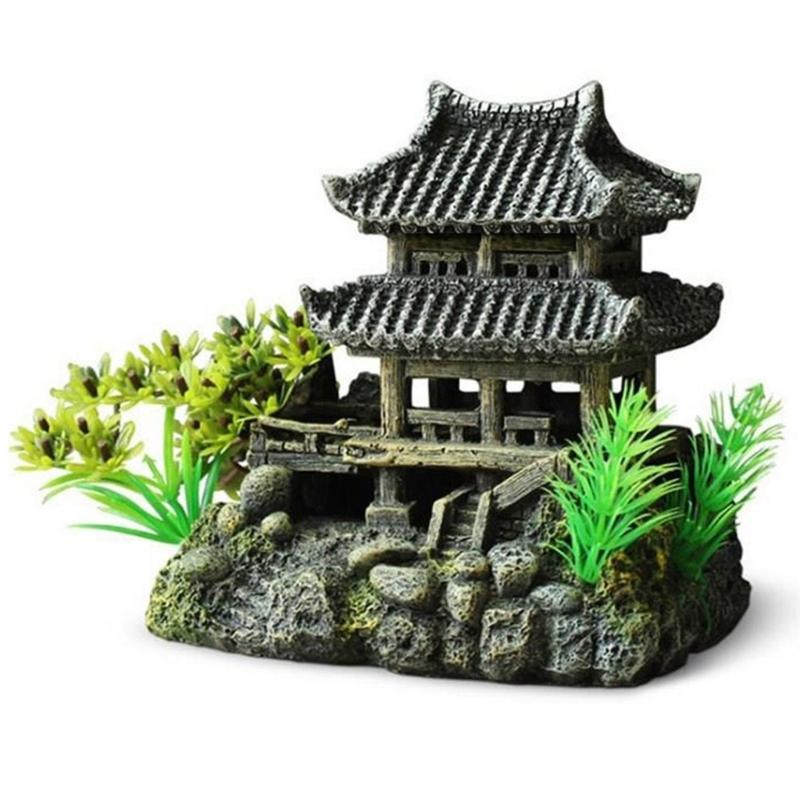 Decorazioni per Acquari Serbatoi per Pesci Grandi Ornamento Decorazione Paesaggistica per Acquari Accessori per Serbatoi per Pesci per Nascondigli a Forma di Grotta