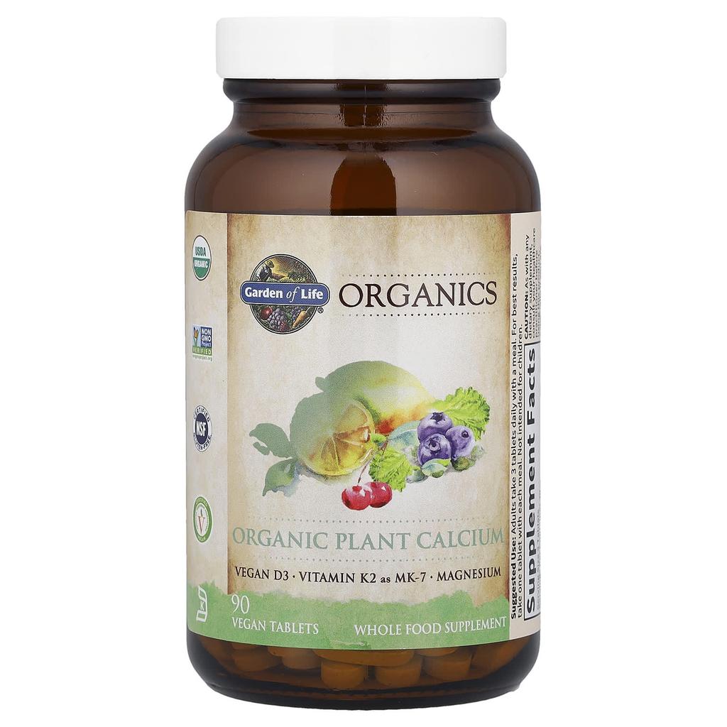 Mykind Organics, Organic Plant Calcium, Veggie Tablets, 90 Tablets