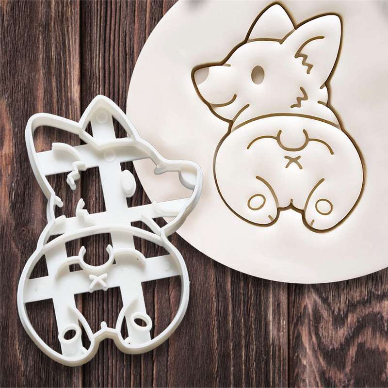 corgi butt cookie cutter
