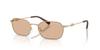 Armani Exchange Sunglasses Matte Pale Gold Brown 54mm 61217354 0AX2056S [ARMANI EXCHANGE]