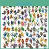 Moc 104pcs Phantom Ninja Building Blocks Set Abs Plastic Diy Small Particle Blocks