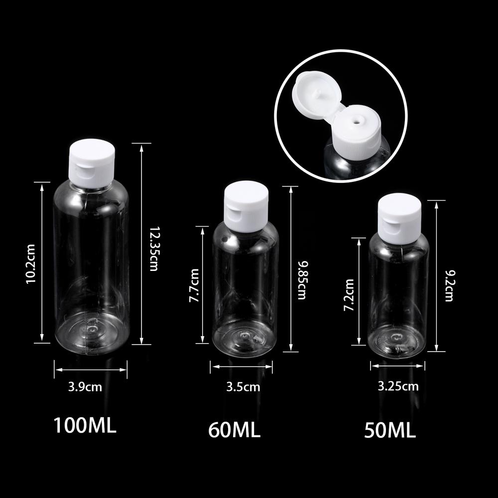 Dispenser Plastic Makeup Lotion Jar Shampoo Bottle Empty Container Bottle Refillable