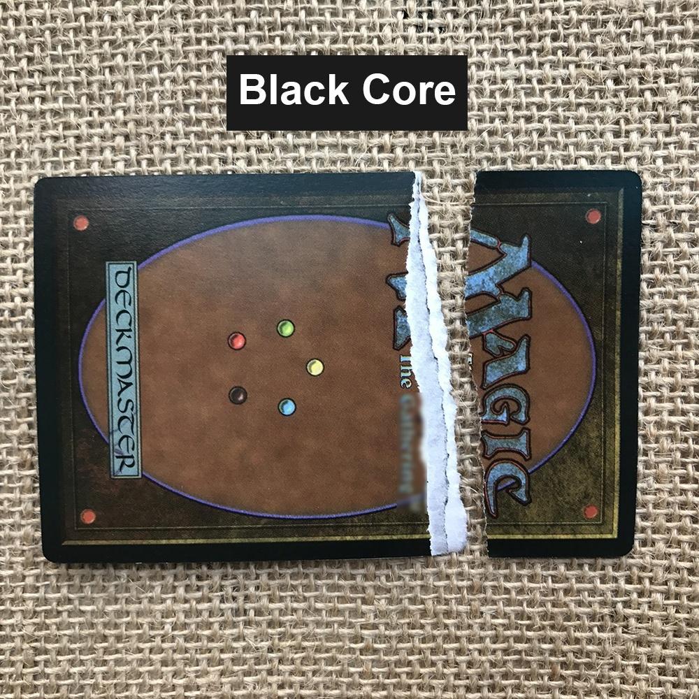 black core mtg cards 310gsm TCG Cardstock - DIY Proxy - Blank Smooth Blackcore Playing Card Stock - 8.5 * 11in Sheets *Lament for Bala Ged* Updated review of MythicBlackCore (MTGBlackCore)