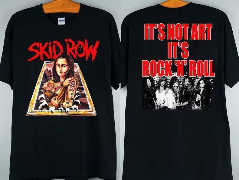 Skid Row Mona Lisa 1989 Tour TShirt Skid Row TShirt Unisex T-Shirt S
