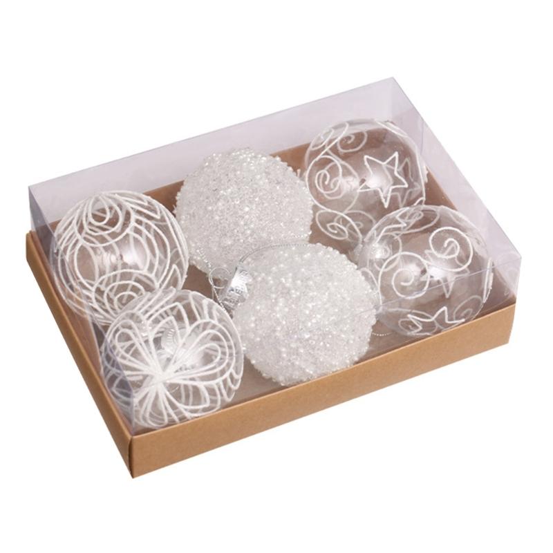 Shatterproof Christmas Tree Hanging Pendants Shimmering Baubles for Holiday Decoration Indoor and Outdoor Ornament