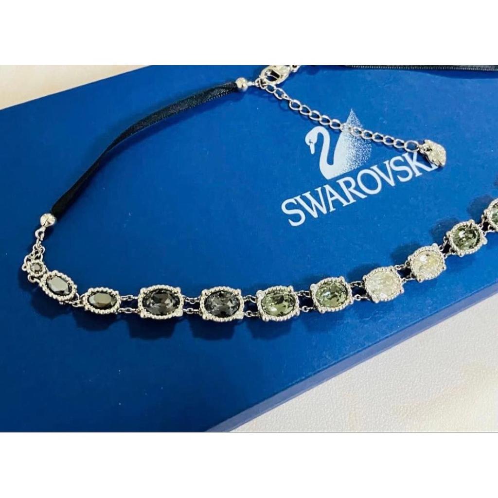 Used Swarovski Rosette choker necklace