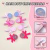 Pink Candy Edge Handmade Bow Hair Clip for Kids