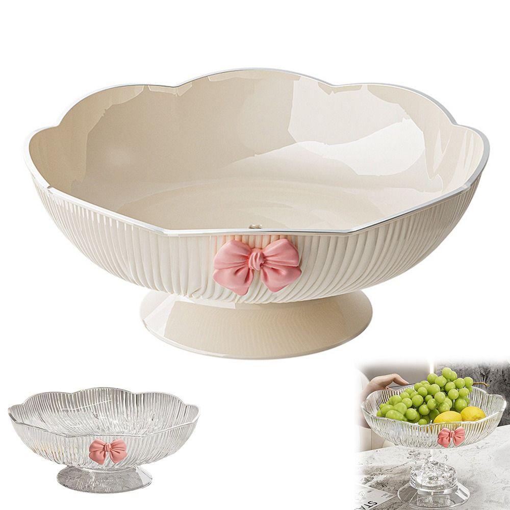 Multifunctional Candy Fruit Plate Plastic Snack Placement Platter Fruit Bowl  Snack Placement