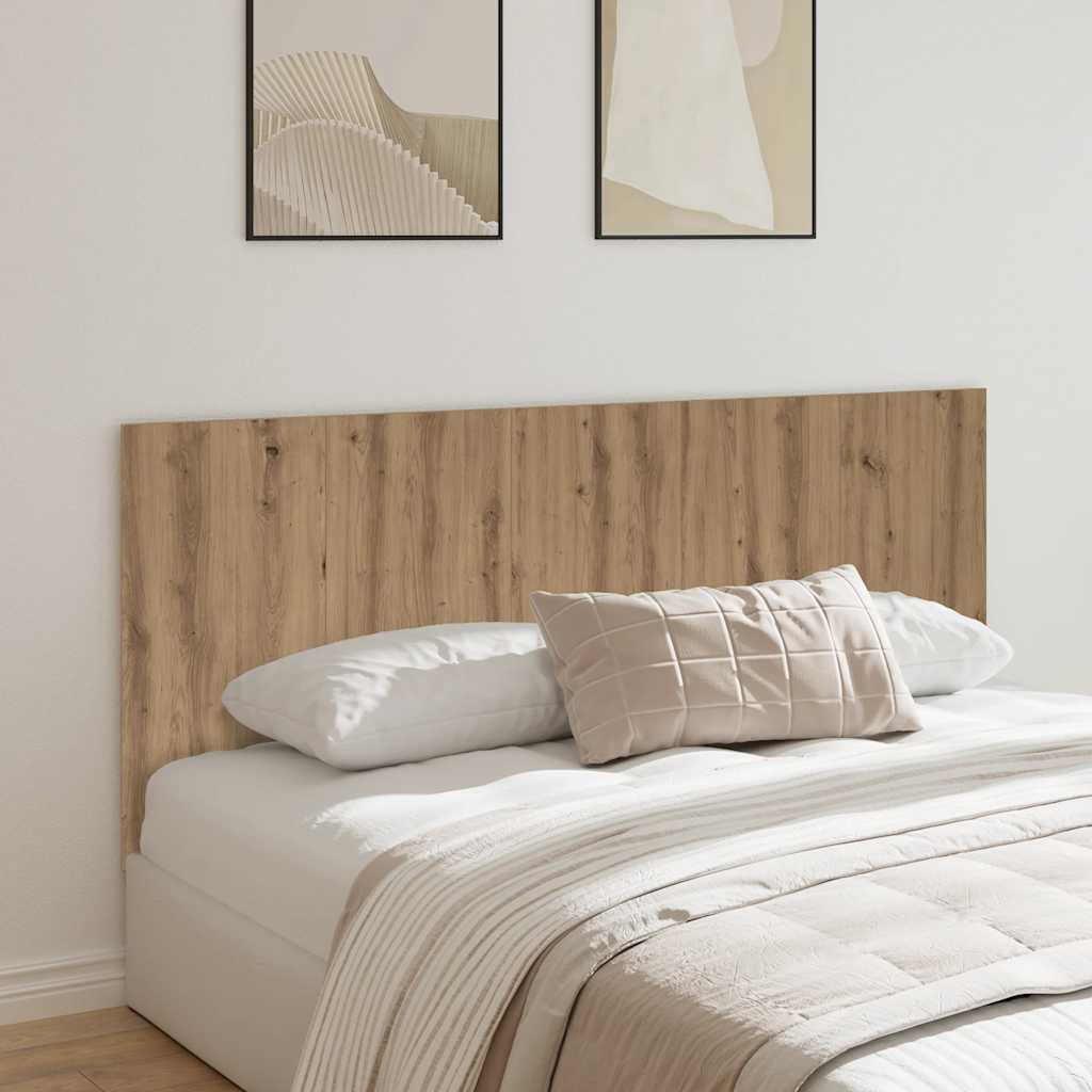 Vidaxl Bettkopfteil, Artisan-Eiche, 200X1,5X80 Cm