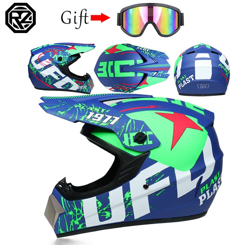 Children And Adolescents Professional Full Coverage Motorcycle Off-Road Race Helmet Bike Am Dh Helmet Capacity Motocross Casso
