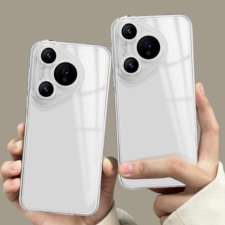 OPPOReno13 Transparent Phone Case with Silicone K12, Suitable for A58 Protective Case, Simple 6A97 Full Package, Ultra-thin