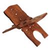 Wooden Hand Carved Holy Book Stand Brown 15x7 inch