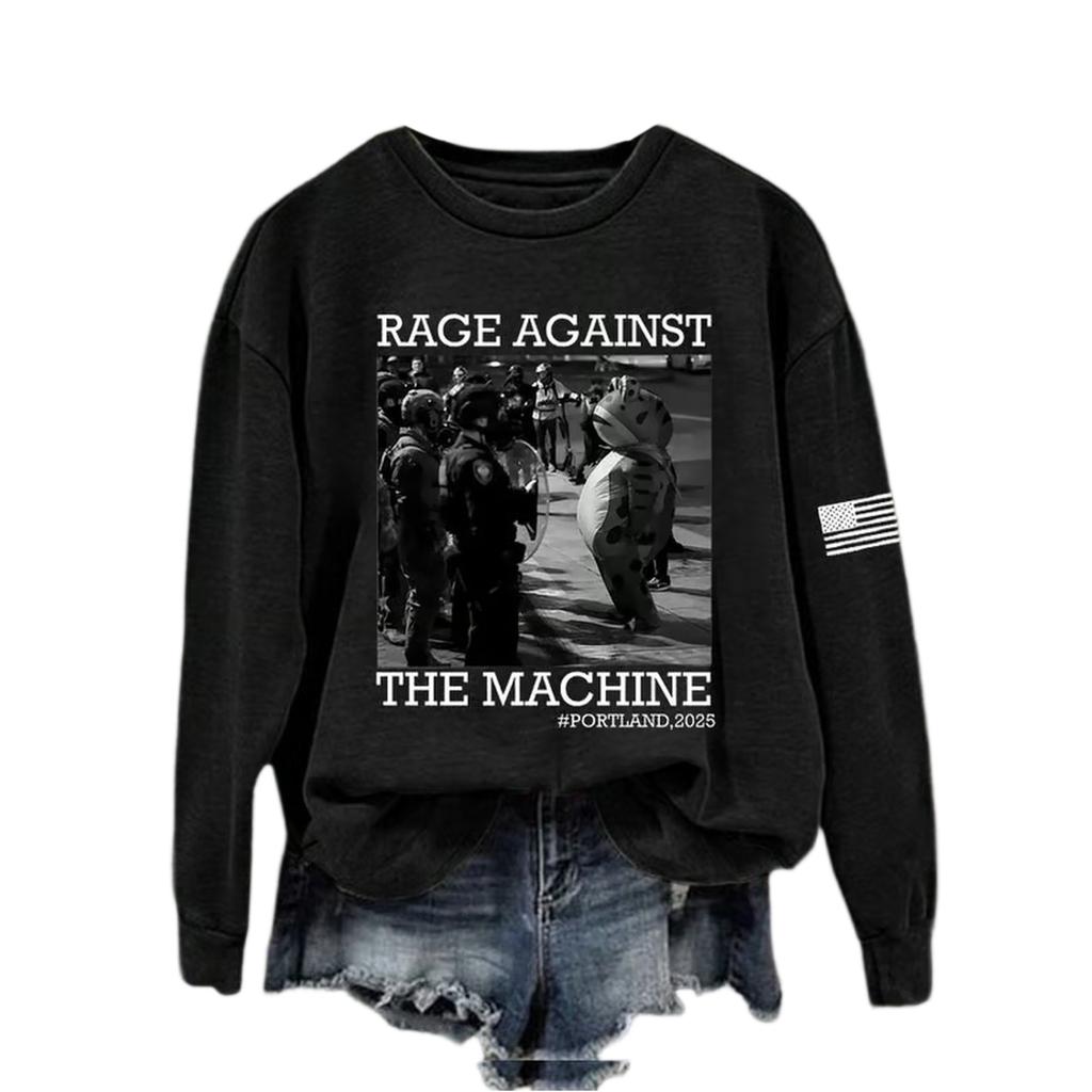 Women's Fashion Daily Versatile Casual Sweatshirts Long Sleeve Round Neck Top Sweatshirts