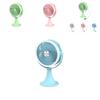 Desktop Illuminated Mini Fan Outdoor Lamp Table Fan Usb Charging Indoor Outdoor Portable Electric Fan White Plug Version)