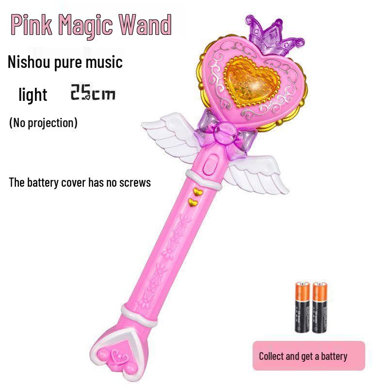 Magic Fairy Wand with Light, Music, and Projection for Girls