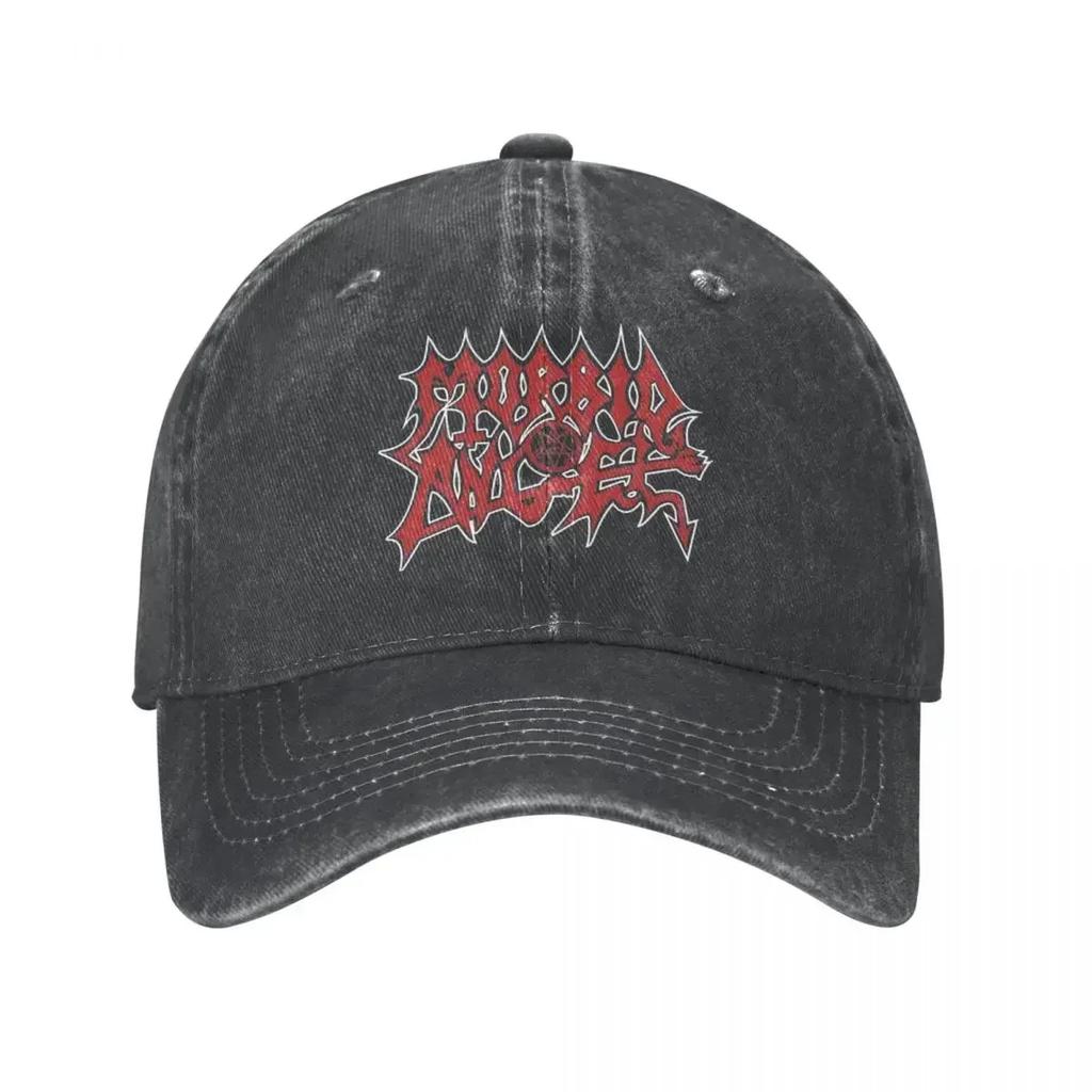 Morbid Angel Unisex Baseball Caps Music Band Distressed Washed Caps Hat Vintage Outdoor Running Golf Snapback Cap