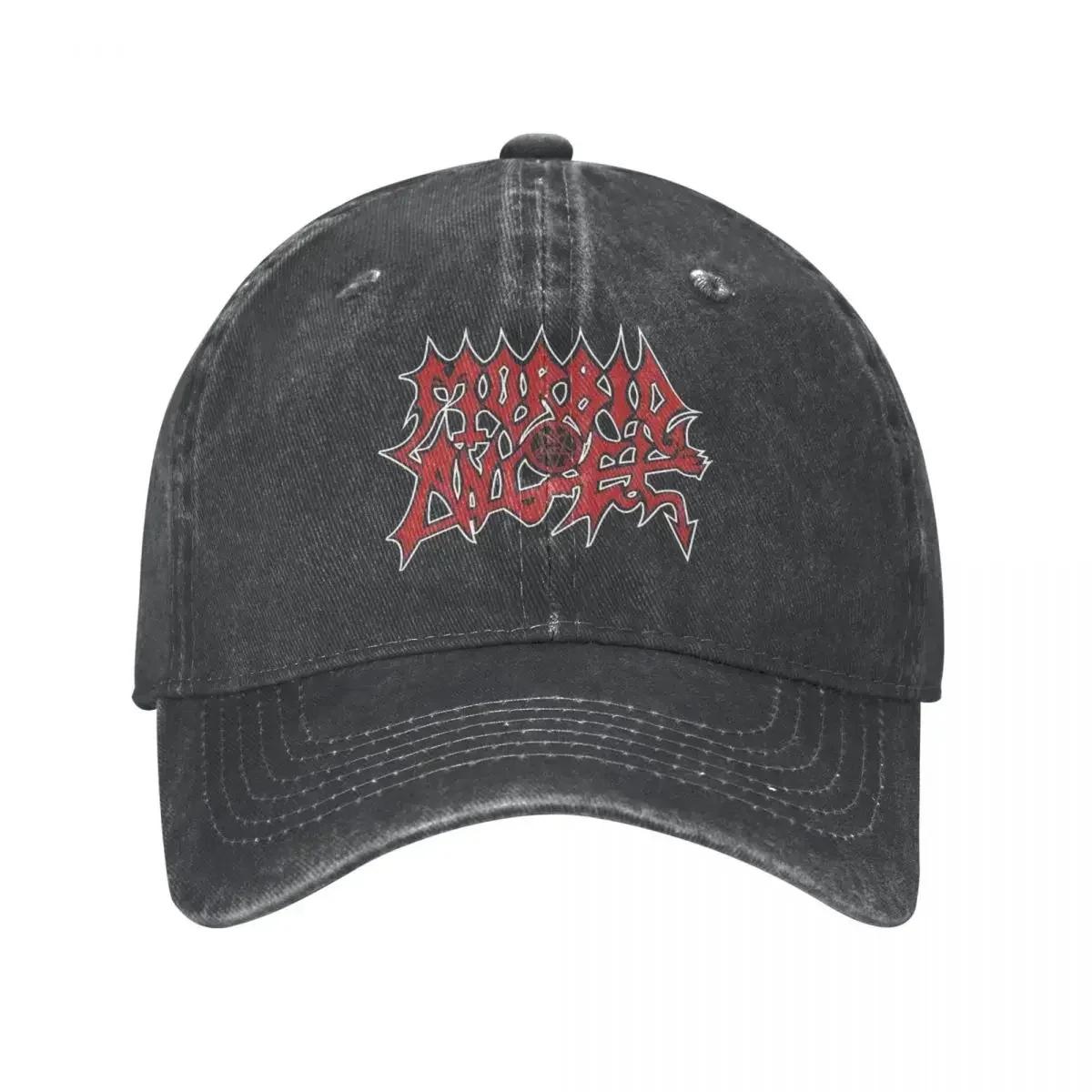 

Morbid Angel Unisex Baseball Caps Music Band Distressed Washed Caps Hat Vintage Outdoor Running Golf Snapback Cap One Size