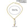 SHIXIN Einfache Klassische Edelstahl Schlangenketten Halskette Damen Trendige Schlüsselbein Kette Wasserdicht Hochzeits Schmuck Accessoire