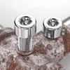 M3/M4 Thread External Hexagon Bolts Screws Set Stainless Steel Allen Head Bolt Screw Hex Socket Cap Nuts Furniture Fasteners