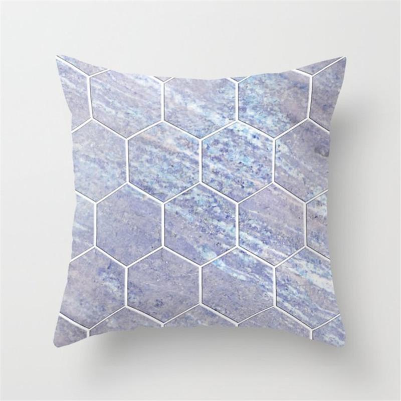 Nordic Pink Yellow Blue Geometric Cushion Pillow Case Home Living Room Sofa Bedroom Decoration Throw Pillow Case