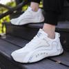 Spring new men's shoes fashionable versatile leather sports casual shoes fattening inner height increasing travel shoes soft-soled shoes