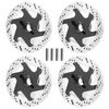 4pcs Aluminum Alloy CNC Simulated Brake Disc Accessories   Fit for 1:10 RC Car