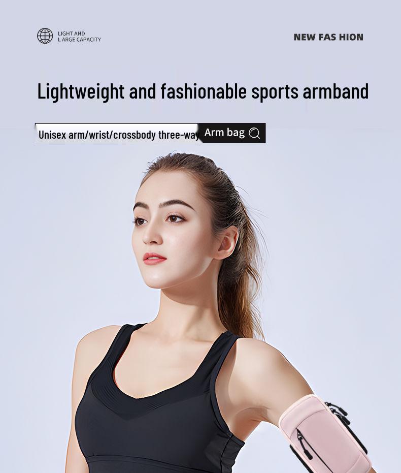 Ultradünne Unisex Wasserdichte Handy-Armbandtasche zum Laufen für Outdoor-Fitness