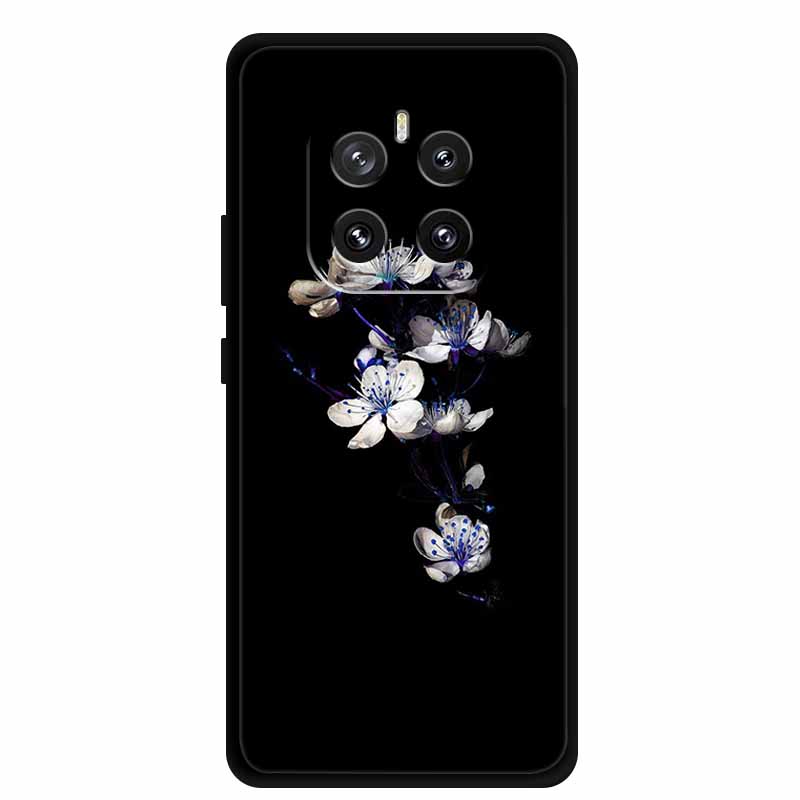 For Honor GT Pro 5G Phone Case Lovely Cartoon Cat Black Silicone Soft Back Cover For Honor GT Pro Case G T Pro Coque 6.78" Shell