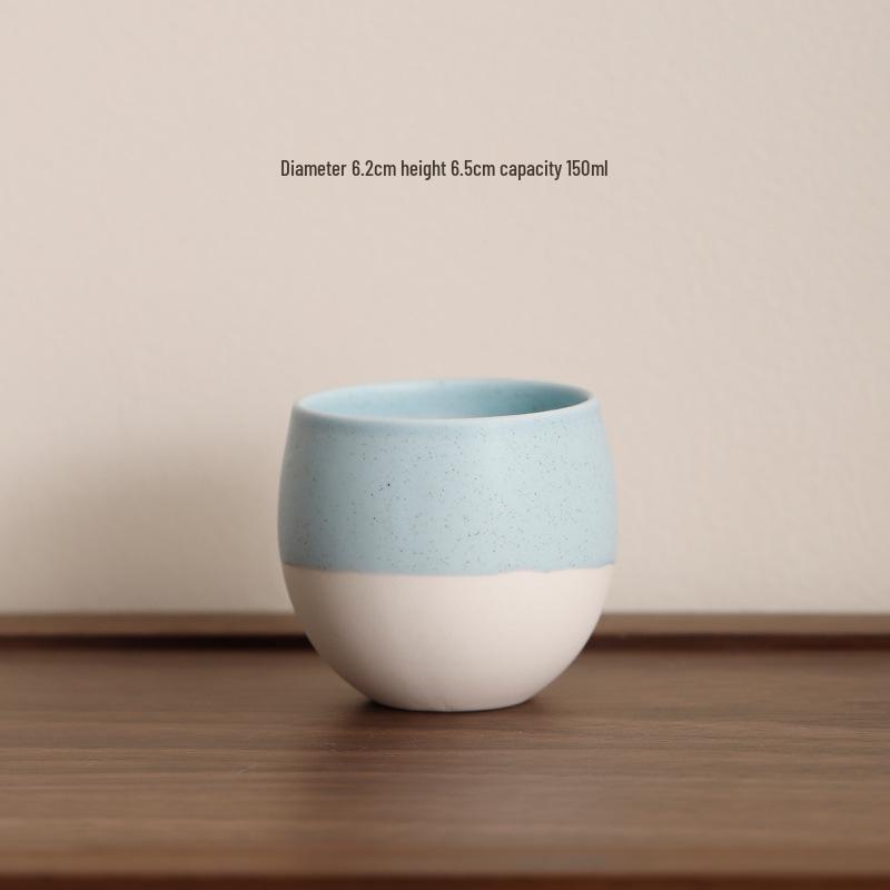 

Японская керамическая чайная чашка - Ретро глазурованная керамика для чая или кофе 150 ml