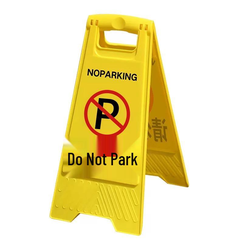Warning A-Frame Sign: Slippery Floor, Wet Floor, Do Not Park, Under Repair