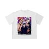 260 GSM Double Yarn 32 Count 100% Cotton Jujutsu Kaisen V9 Sukuna Gojo Print Unisex Heavy Cotton T Shirt