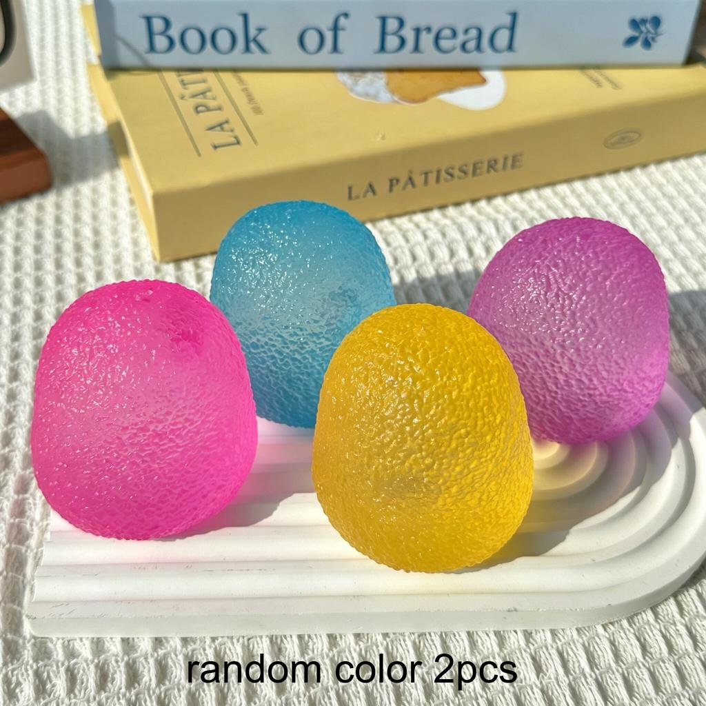 2Pcs Soft And Relaxing Malt Sugar Squeeze Toy. The Colorful Squeeze Sugar Stress-Reducing Balls Are Suitable As Party Gifts