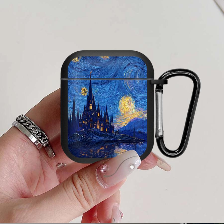 Case For Airpods 4 1 Pro 2 Pro3 Pro2 3 Earphone Cases Cover Van Gogh Village
