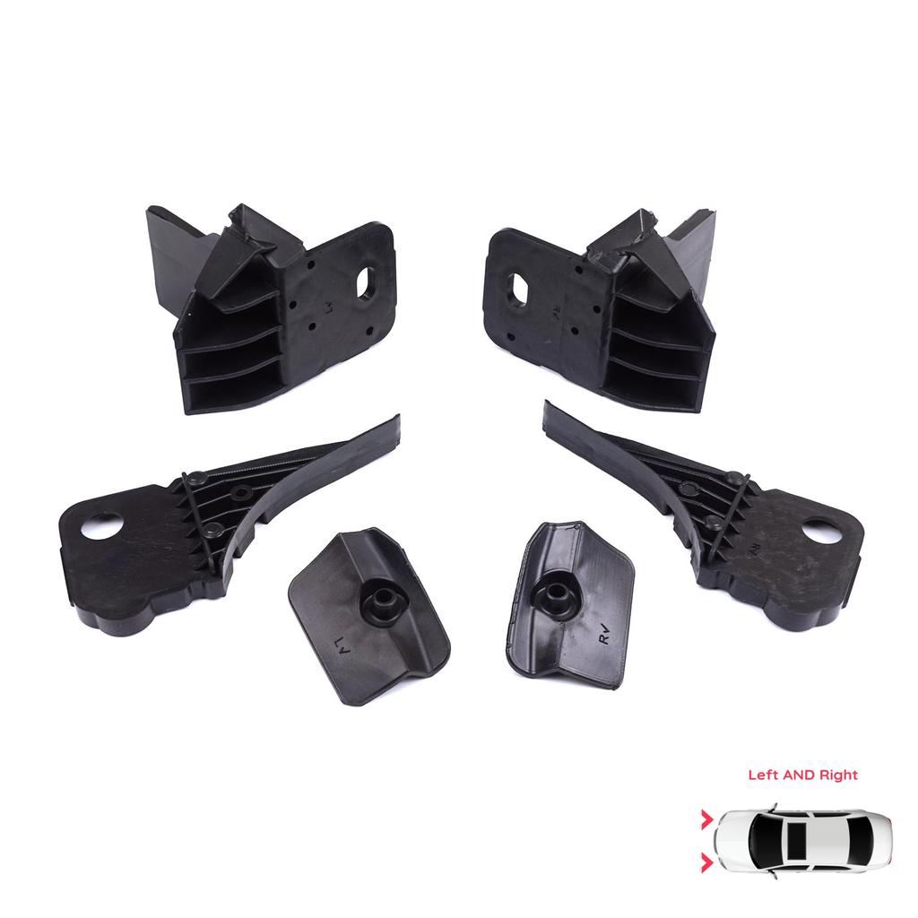 EHL585 Headlight Holder Mount Repair Bracket Tab Set Right Left Side for Ford Focus MK4 C519 HN HM HP 2018-On JX7B13W030CE