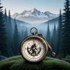 Precisions Metal Compasses with High and Low Temperature Resistance Portable Design for Camping Hiking Exploration