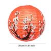 3Pcs Paper Material Paper Lanterns Cherry Blossom Themed Plum Blossom Lantern  Family Restaurant