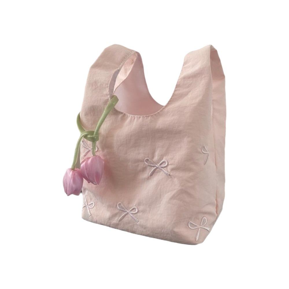 Chinese Style Flower Pendant Wrist Bag Cloth Gift Pouch Temperament Lunch Bag Lady