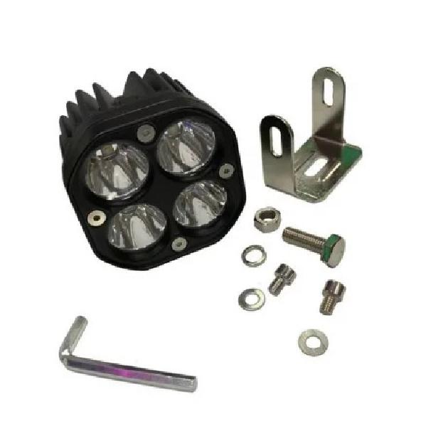 Led Spot Work Light Fog Lights Driving Offroad Led Spotlight for Truck Car ATV SUV ATV Moto Headlights Flood Led Bar Fog Light 40S-White 1Pcs