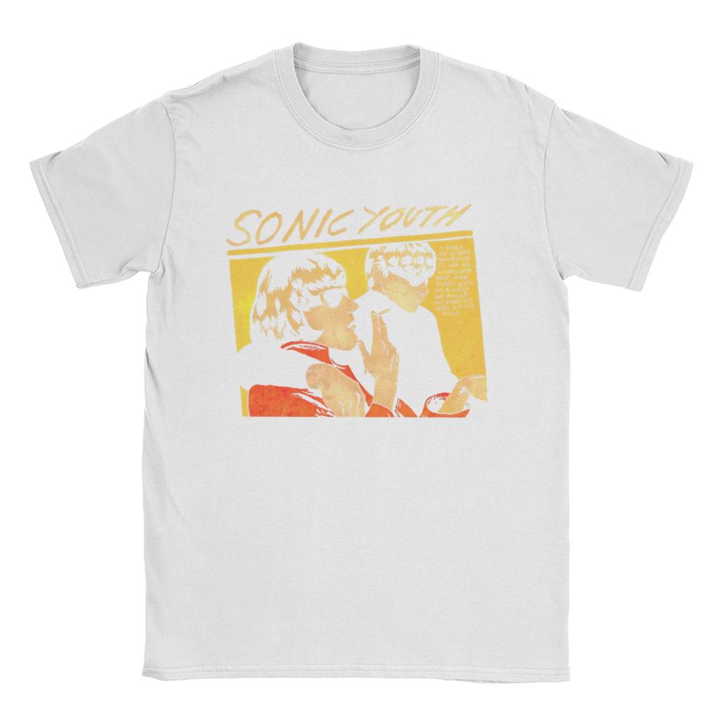 Men's Sonic Youth Rock Band T Shirt Cotton Tops Novelty Short Sleeve O Neck Tee Shirt Plus Size T-Shirt