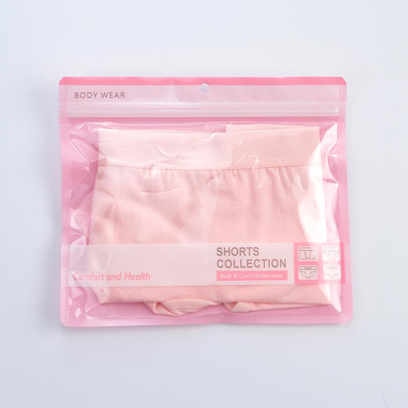 Individually Packaged: Girls' Breathable Cotton Mid-Waist Solid Underwear for Students