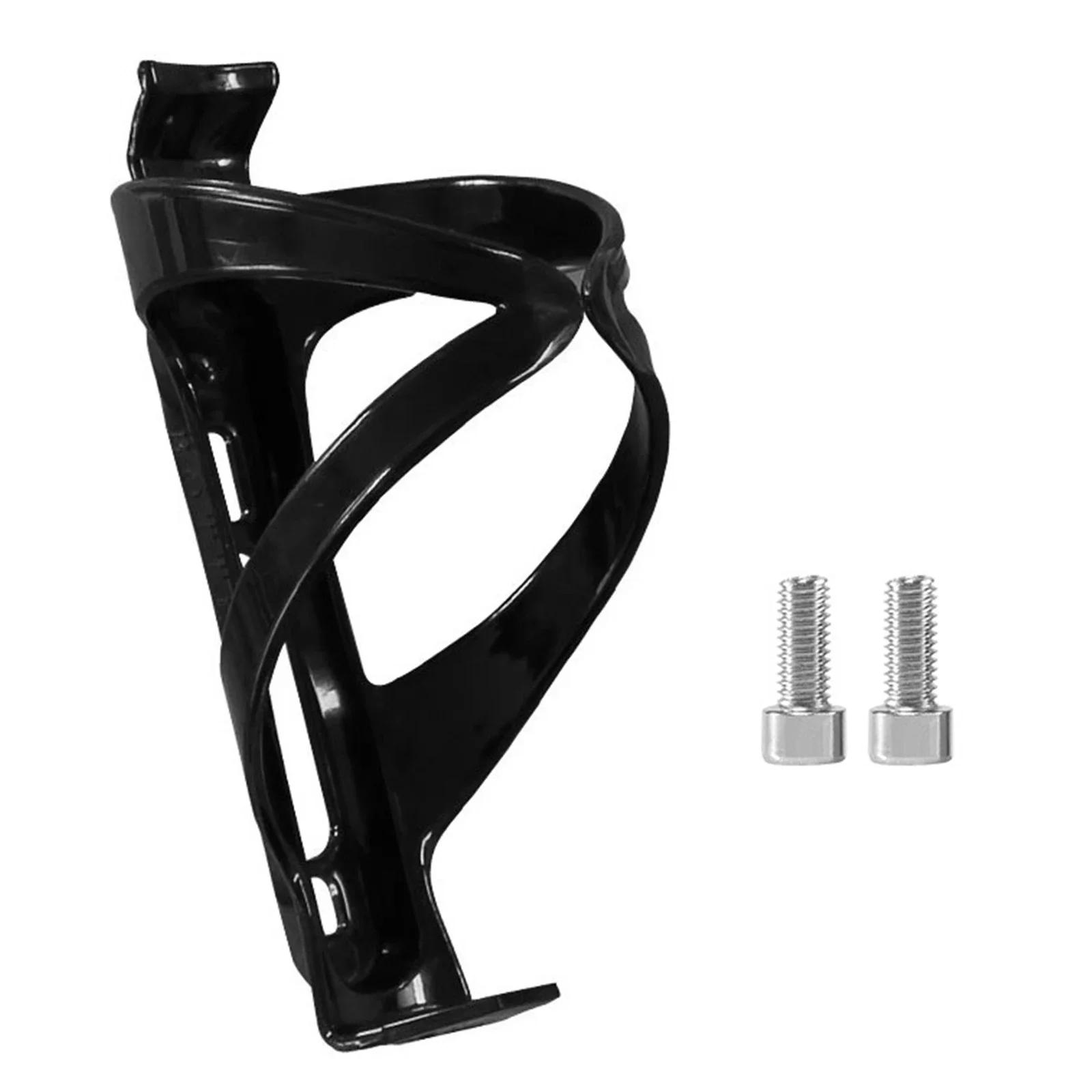 

1 шт. Пластиковый держатель для велосипедной бутылки Универсальный Легкий держатель для бутылки для горного и шоссейного велосипеда Регулируемый держатель для чашки Велосипедные аксессуары чёрный