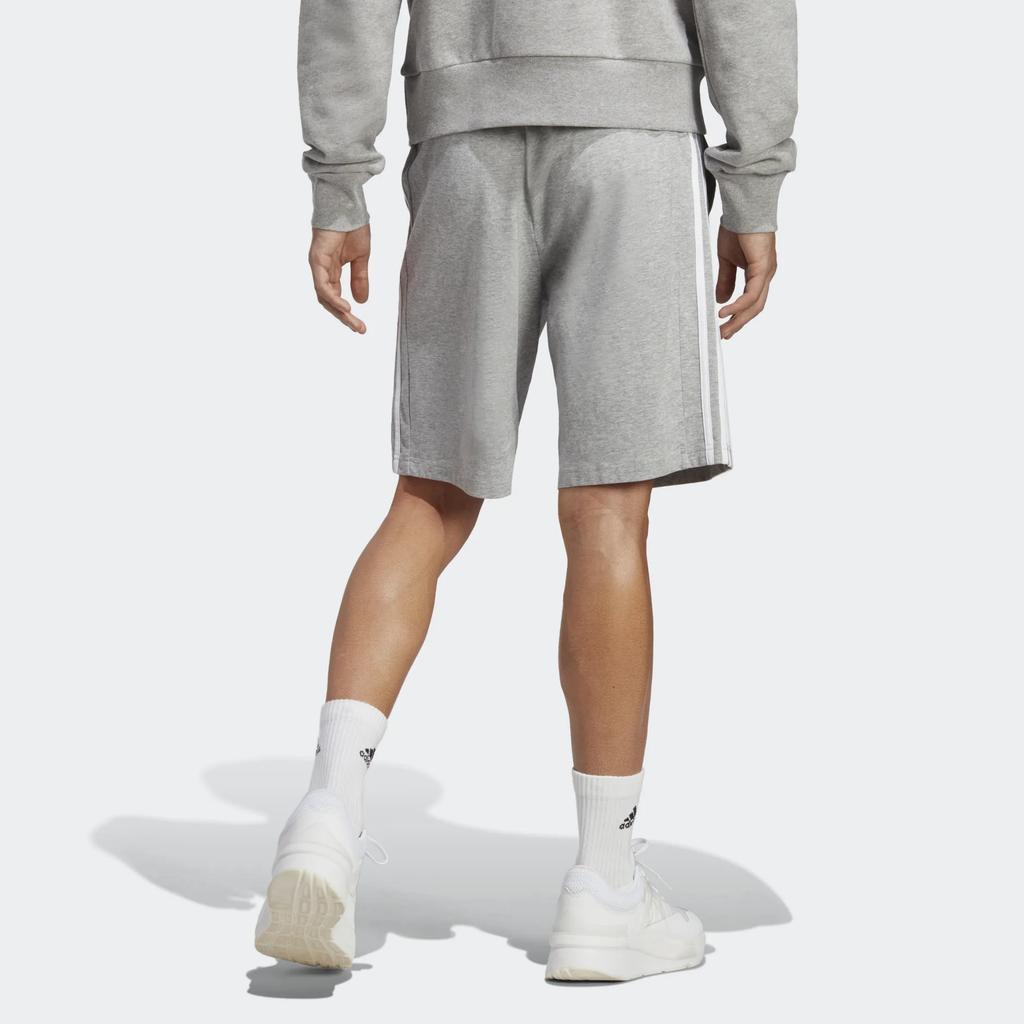 Adidas Essential Single Jersey 3 Stripes Shorts Casual Shorts Men's Gray IC9384